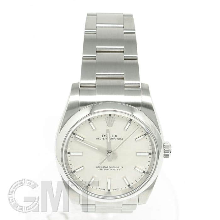 中古)ROLEX ロレックス オイスターパーペチュアル 34 114200 ホワイト