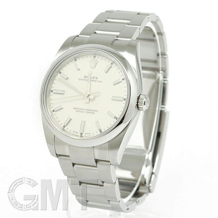 中古)ROLEX ロレックス オイスターパーペチュアル 34 114200 ホワイト