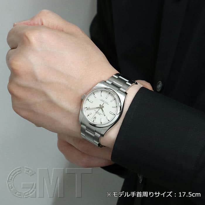 中古)ROLEX ロレックス オイスターパーペチュアル 34 114200 ホワイト