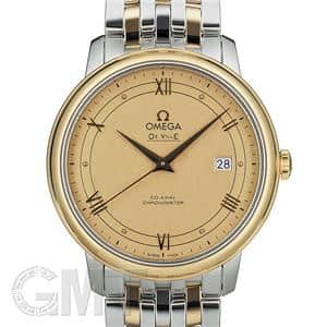 OMEGA オメガ デ・ヴィル プレステージ 39.5MM SS/YG イエロー 424.20.40.20.08.001 メイン