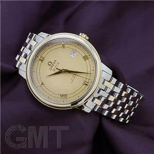 OMEGA オメガ デ・ヴィル プレステージ 39.5MM SS/YG イエロー 424.20.40.20.08.001 メイン