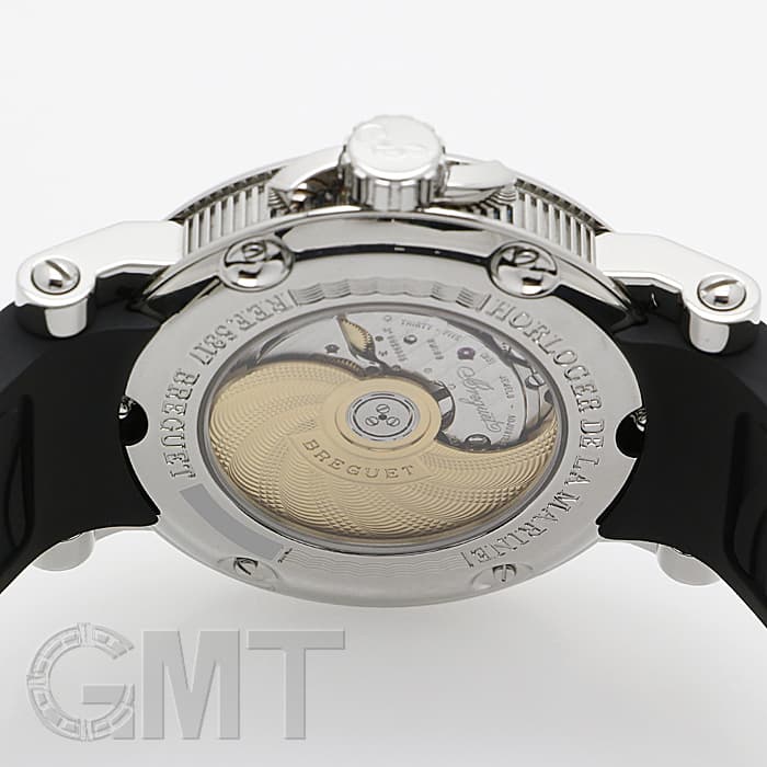 中古)BREGUET ブレゲ マリーン ラージデイト 5817ST/92/5V8 ブラック
