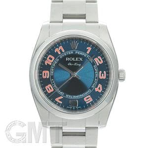 ROLEX ロレックス エアキング 34mm 114200 ブルー コンセントリック メイン