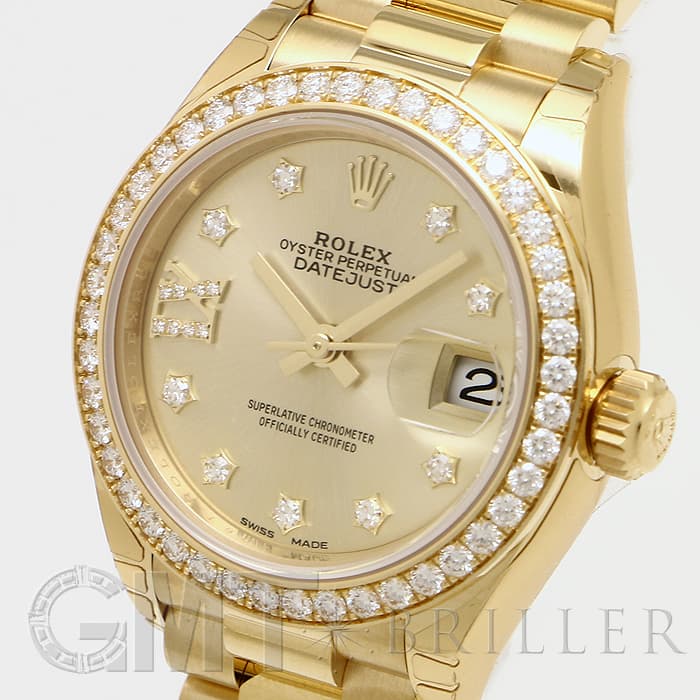 新品)ROLEX ロレックス デイトジャスト 28 279138RBR シャンパン（商品