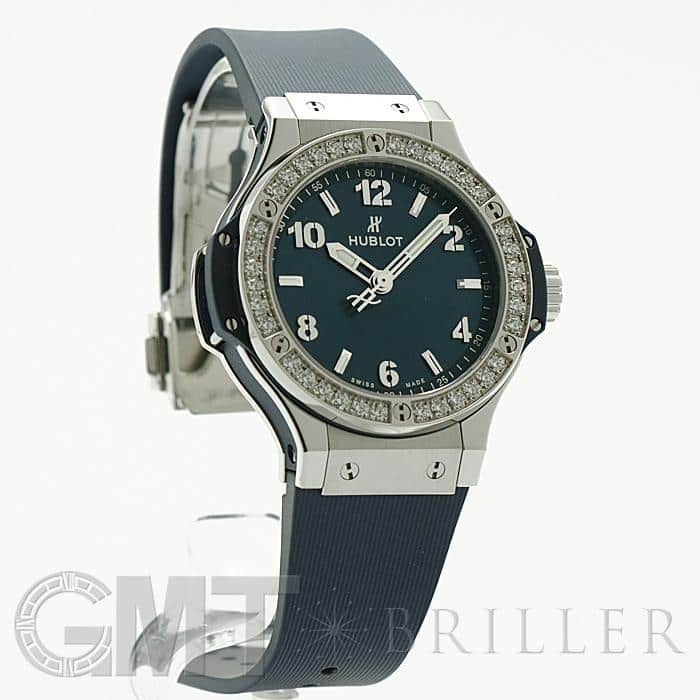 新品)HUBLOT ウブロ ビッグバン スチール ブルー ダイヤモンド 38mm