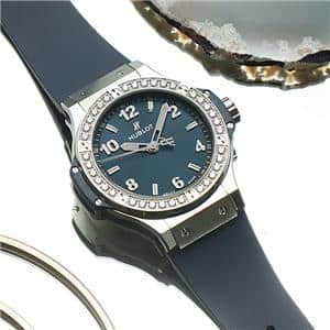 HUBLOT ウブロ ビッグバン スチール ブルー ダイヤモンド 38mm 361.SX.7170.RX.1204 メイン