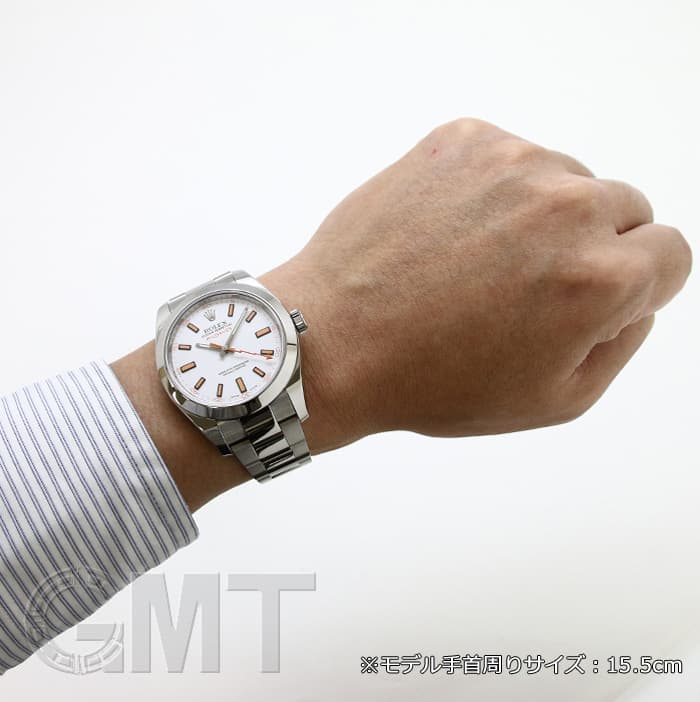 中古)ROLEX ロレックス ミルガウス 116400 ホワイト（商品ID