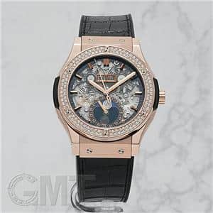 HUBLOT ウブロ クラシック フュージョン アエロ・フュージョン ムーンフェイズ キングゴールド ダイヤモンド 517.OX.0180.LR.1104 メイン