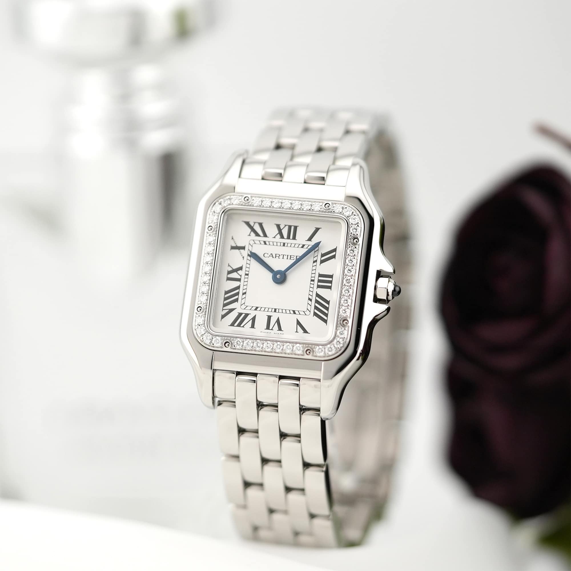 中古)CARTIER カルティエ パンテール ドゥ カルティエ MM W4PN0008