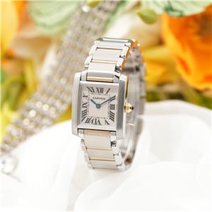 中古)CARTIER カルティエ タンク フランセーズ SM W51007Q4（商品ID
