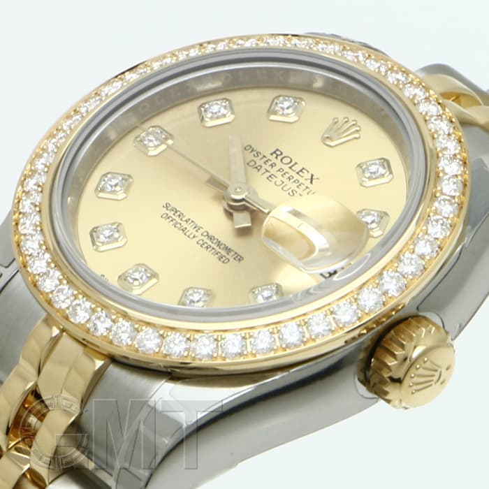 新品)ROLEX ロレックス デイトジャスト 179383G シャンパン ベゼル