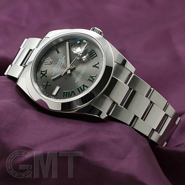 中古)ROLEX ロレックス デイトジャスト 41 126300 スレート ローマ
