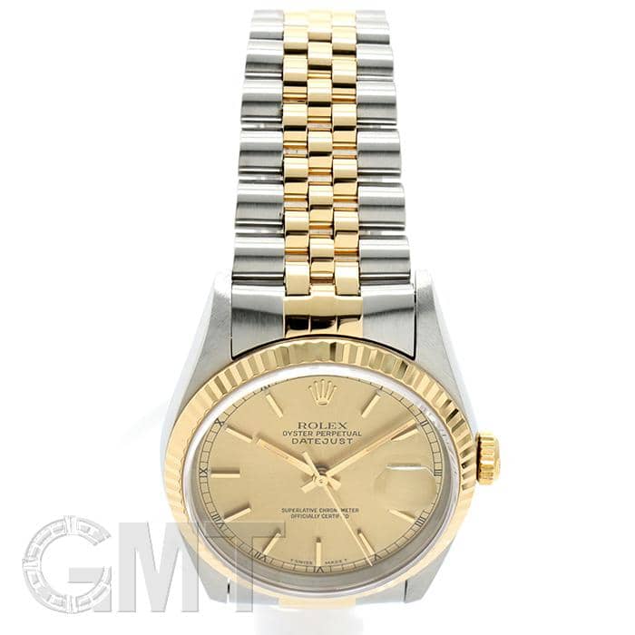 中古)ROLEX ロレックス デイトジャスト 36 16233 シャンパン（商品ID
