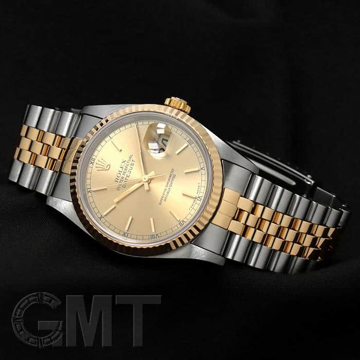 a*n様 鑑定品　ロレックス デイトジャスト 16233 16233 シャンパン/アラビア X番 ROLEX（ロレックス