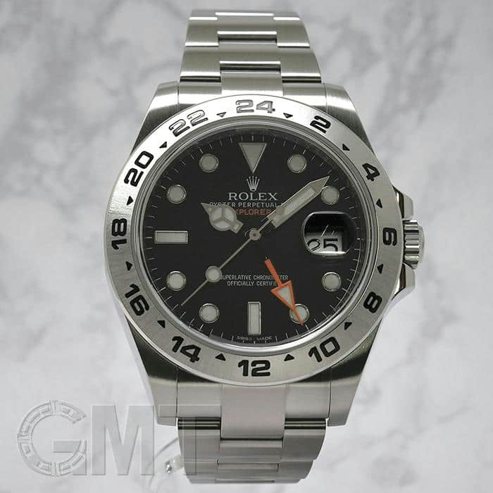 中古)ROLEX ロレックス エクスプローラー II 216570 ブラック（商品ID