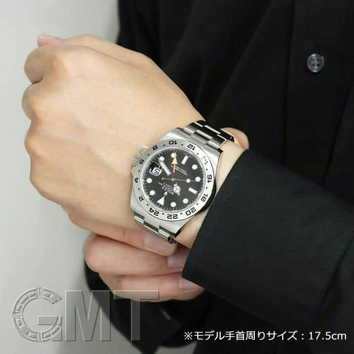 中古)ROLEX ロレックス エクスプローラー II 216570 ブラック（商品ID