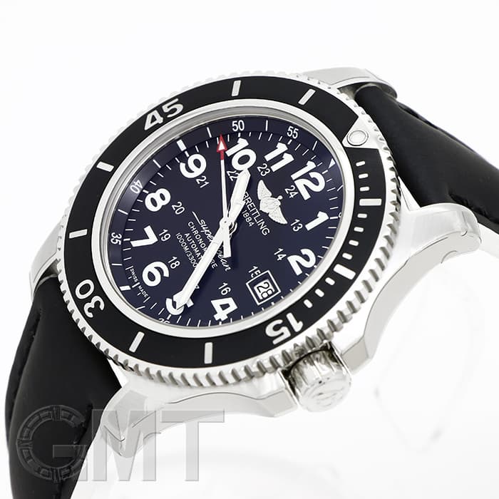 Breitling スーパーオーシャンⅡ ブラックラバー時計