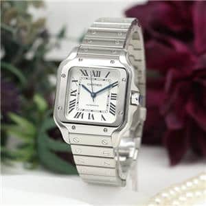 中古)CARTIER カルティエ サントス ドゥ カルティエ MM WSSA0029（商品