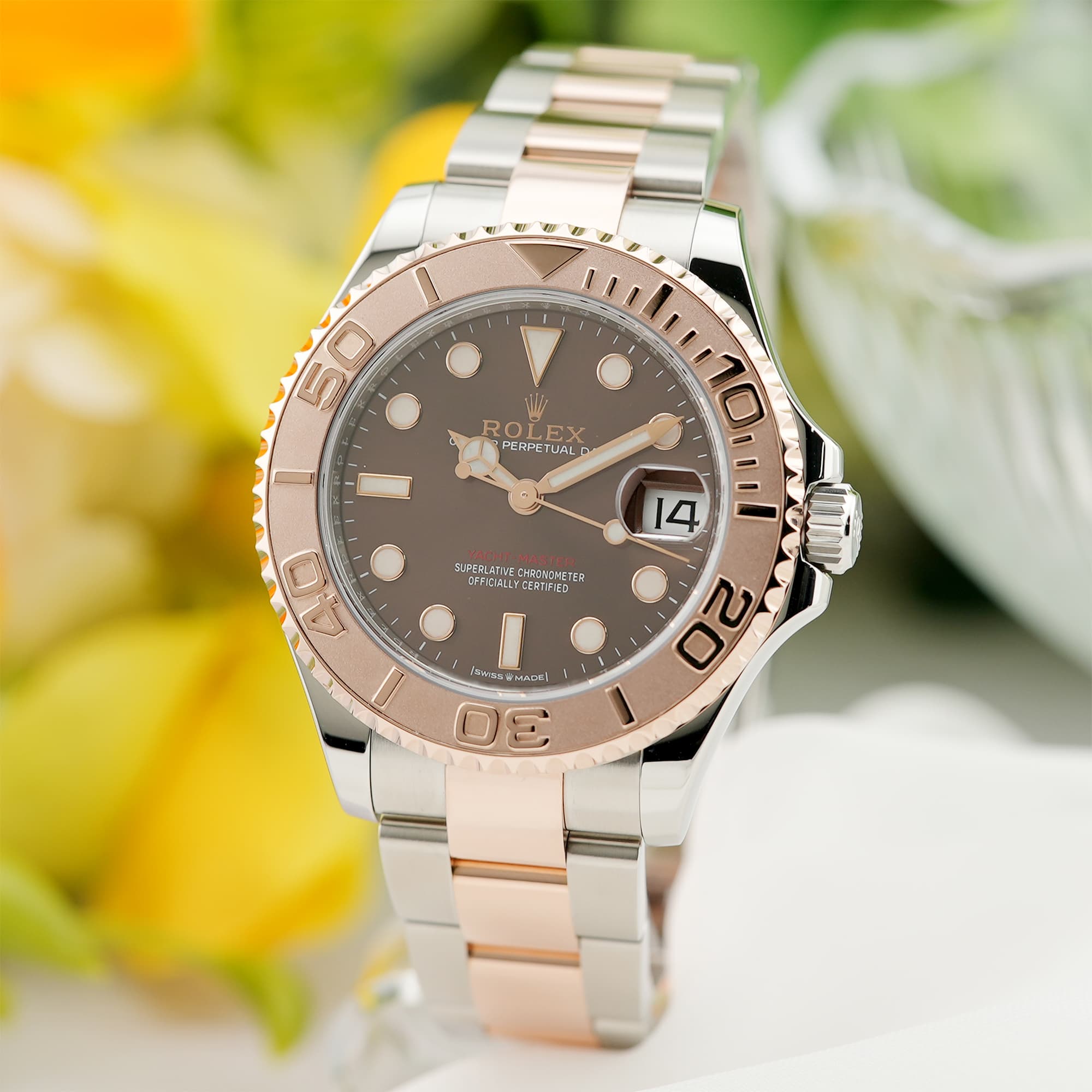 中古)ROLEX ロレックス ヨットマスター 37 268621 チョコレート（商品