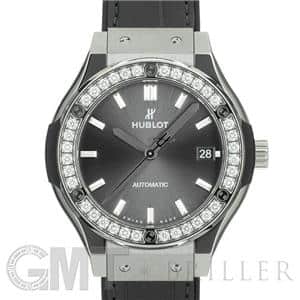 HUBLOT ウブロ クラシック フュージョン チタニウム レーシンググレー ダイヤモンド 565.NX.7071.LR.1204 メイン