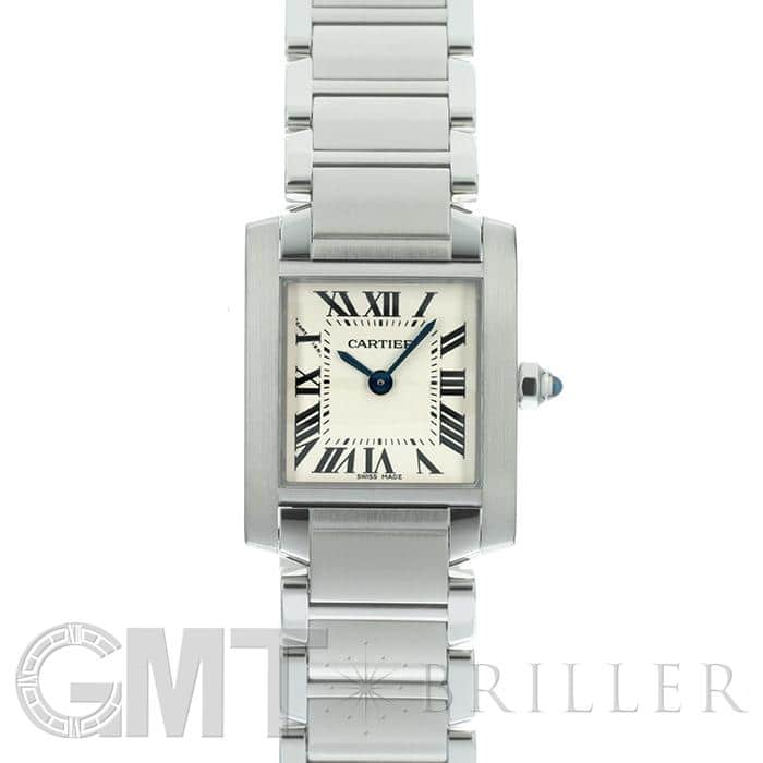カルティエ CARTIER タンクフランセーズSM レディース クォーツ 腕時計 SS ホワイト文字盤 W51008Q3 中古 新入荷 CA0461 中古)CARTIER カルティエ タンク フランセーズ SM W51008Q3（商品ID