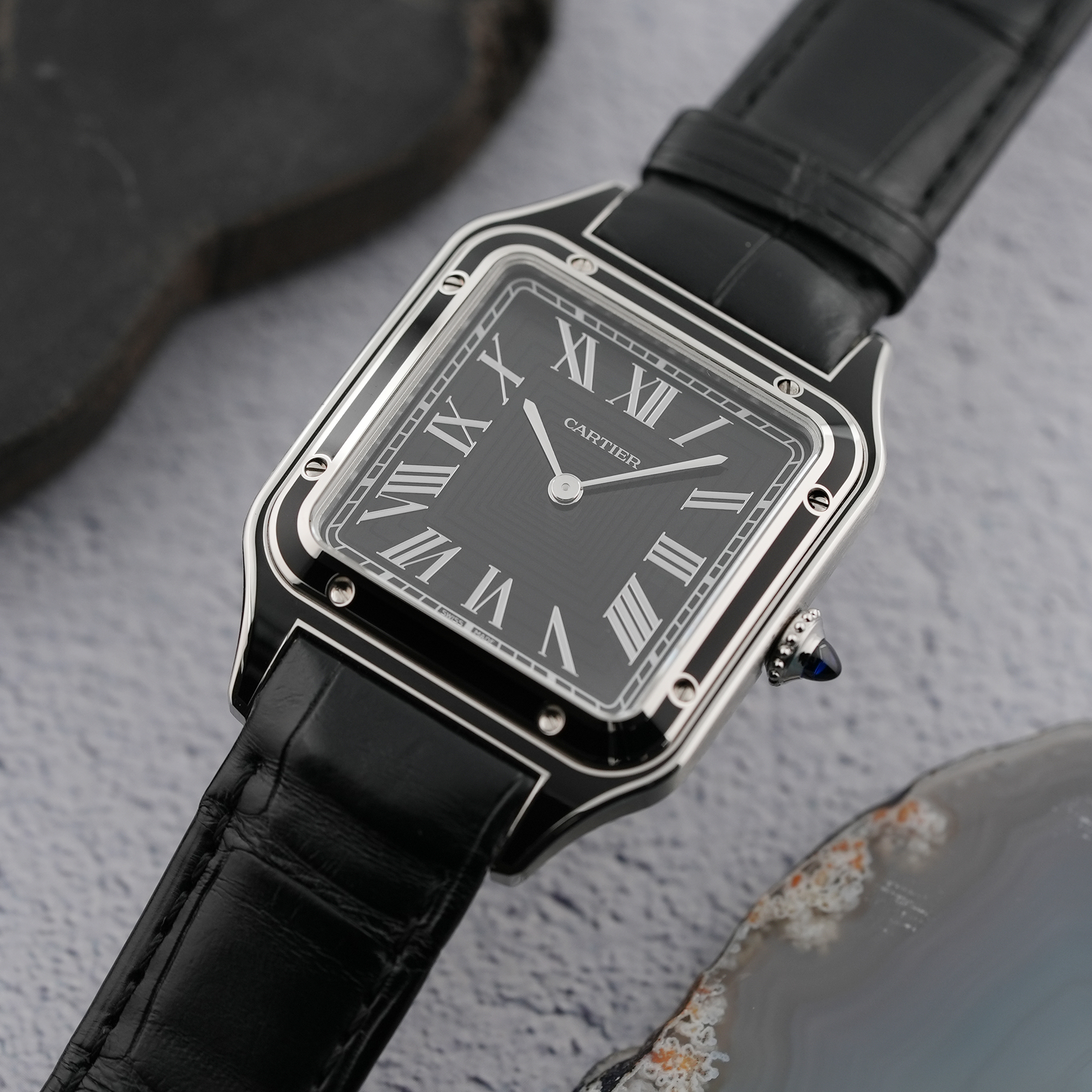 中古)CARTIER カルティエ サントス デュモン ウォッチ LM WSSA0046