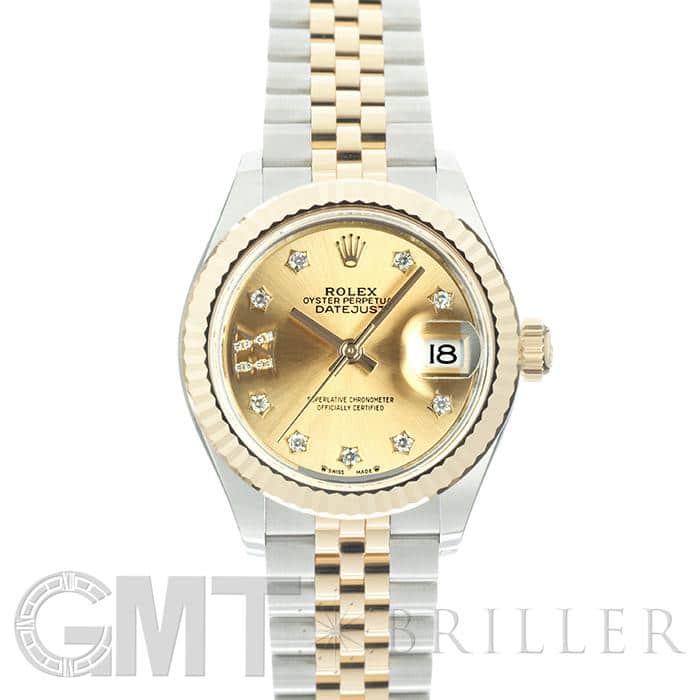 中古 ロレックス ROLEX 279173G ランダムシリアル シャンパン /ダイヤモンド レディース 腕時計 279173G シャンパン ROLEX（ロレックス）デイトジャスト 9Pスター