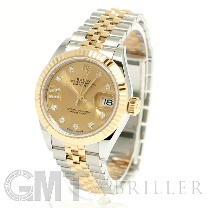 ROLEX ロレックス ウォッチ デイトジャスト28 時計 279173G 腕時計
 K18イエローゴールド K18YG/ステンレススチール K18YG シルバー10PD文字盤 自動巻き レディース【中古】【472】HK 未使用)ROLEX ロレックス デイトジャスト 28 279173G シャンパン