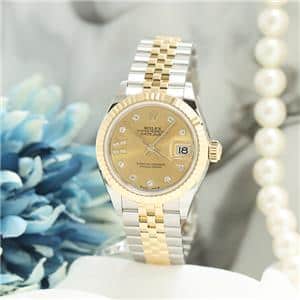 ROLEX ロレックス デイトジャスト 28 279173G シャンパン スターIXダイヤ ジュビリーブレス メイン