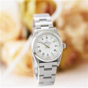 ROLEX ロレックス オイスターパーペチュアル 77080 ホワイトプリントローマ メイン