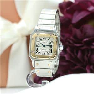 中古)CARTIER カルティエ サントス ガルベ SM W20057C4