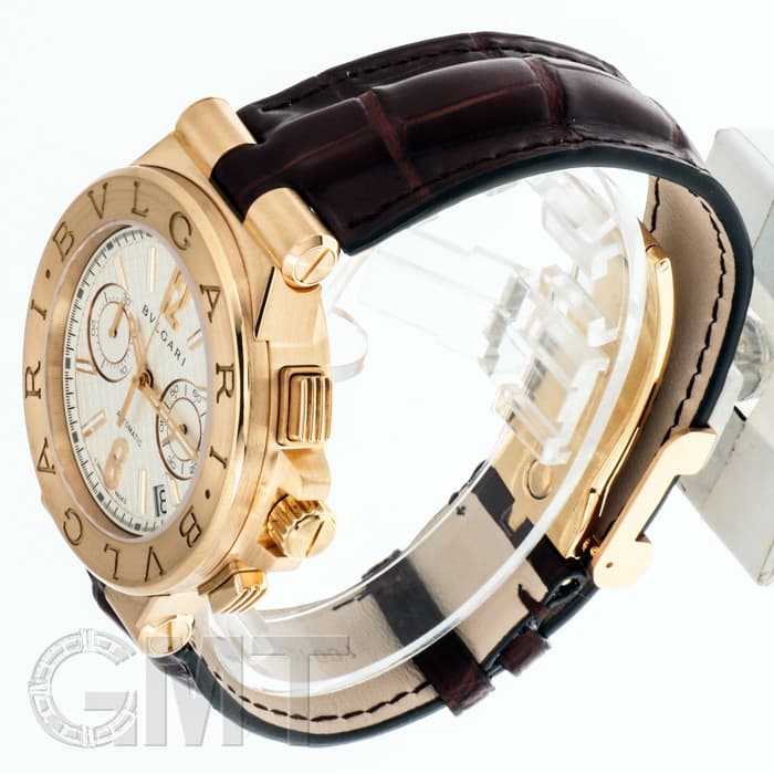 新品)BVLGARI ブルガリ ディアゴノ シルバー 40mm DGP40C6GLDCH