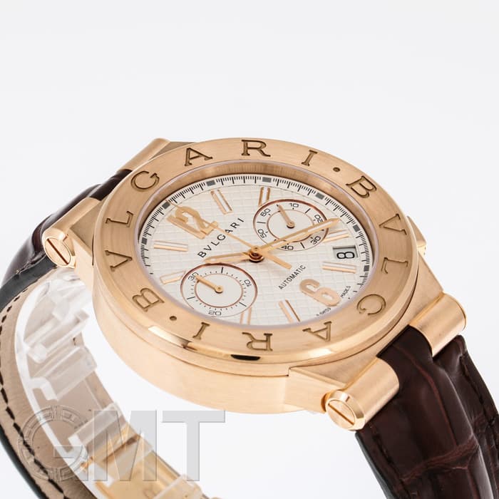 新品)BVLGARI ブルガリ ディアゴノ シルバー 40mm DGP40C6GLDCH