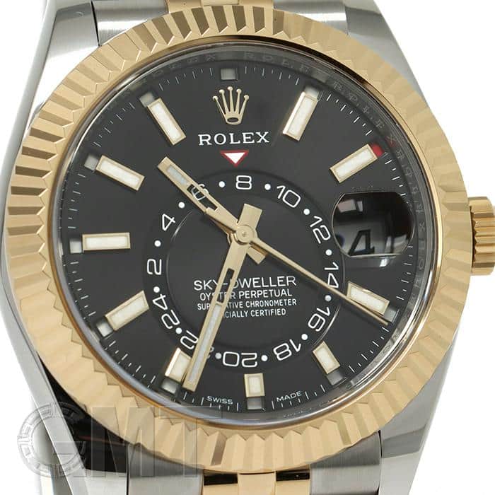 中古)ROLEX ロレックス スカイドゥエラー 326933 ブラック ジュビリー