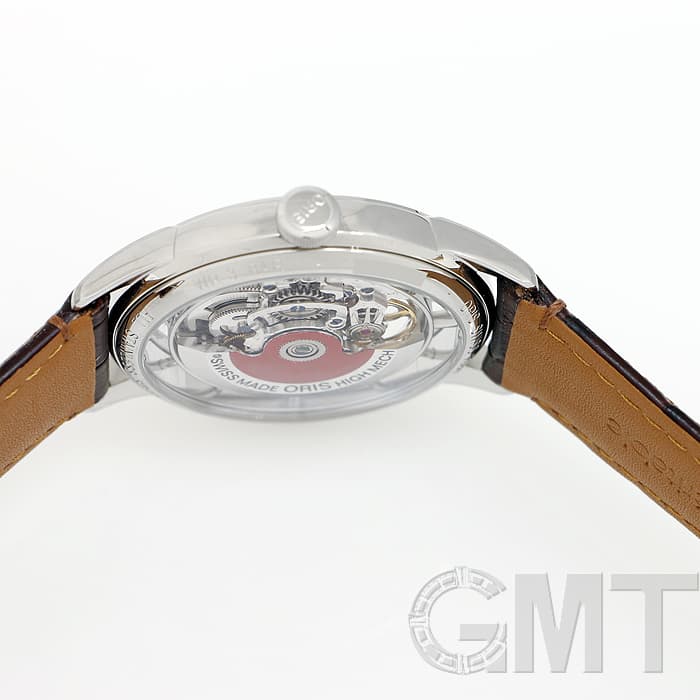 新品)ORIS オリス アートリエ トランスルーセント スケルトン ブラウン