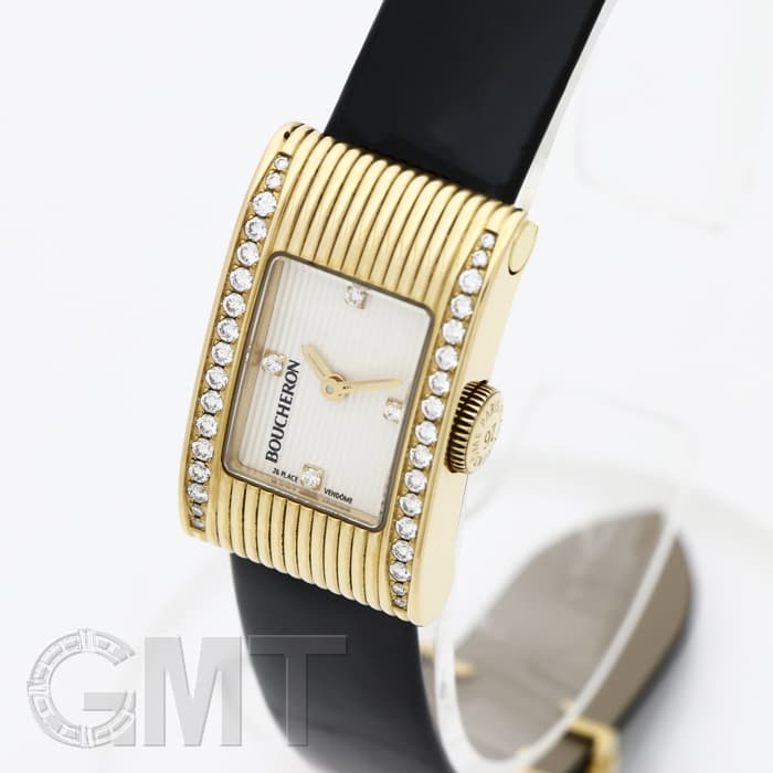 Boucheron ブシュロン　リフレ　レディース腕時計 シルバー エナメル 新品)BOUCHERON ブシュロン リフレ シルバー WA009515（商品ID