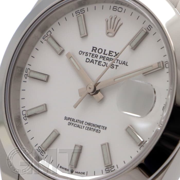 中古)ROLEX ロレックス デイトジャスト 41 126300 ホワイト（商品ID