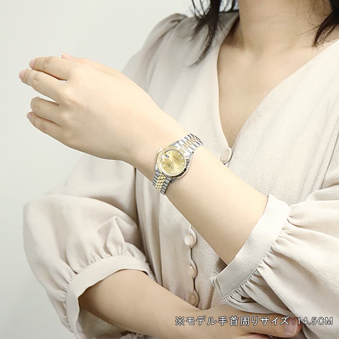 未使用)ROLEX ロレックス デイトジャスト 28 279173G シャンパン