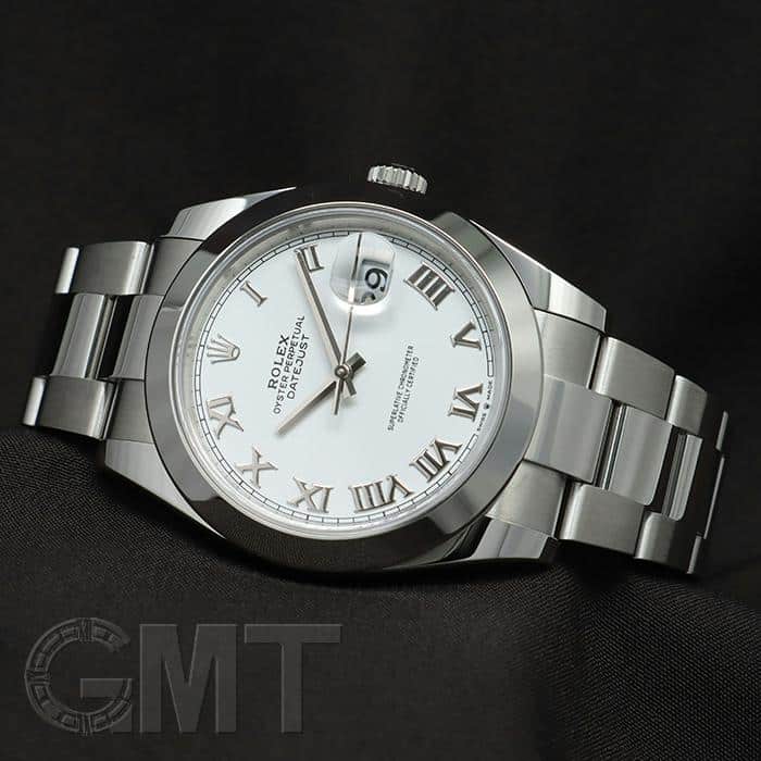 ロレックス デイトジャスト41 126300用 オイスターブレス 中古)ROLEX ロレックス デイトジャスト 41 126300 ホワイト