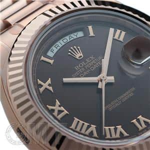 ROLEX ロレックス デイデイトII 218235 ブラウン メイン