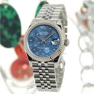 ROLEX ロレックス デイトジャスト 31 278274 アズーロブルー フローラルモチーフ ジュビリーブレスレット メイン