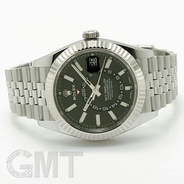 ROLEXジュビリーブレス② ROLEX SKY-DWELLER 336938 本年から登場のブライトグリーンダイヤル