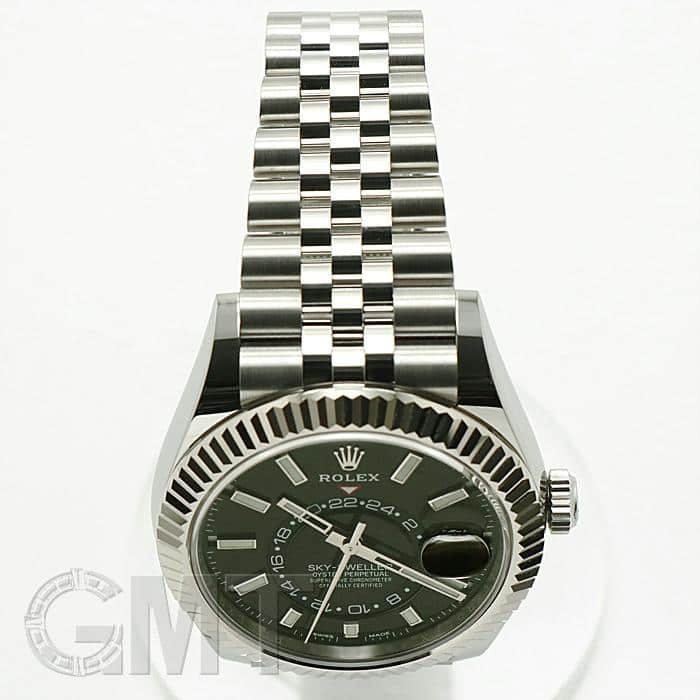 中古)ROLEX ロレックス スカイドゥエラー 326934 ブラック ジュビリー