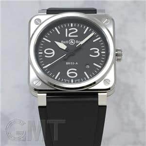 新品)BELL & ROSS ベル&ロス BR 03 ブラック スティール BR03A-BL-ST