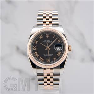 中古)ROLEX ロレックス デイトジャスト 116231 ブラックローマ（商品ID 