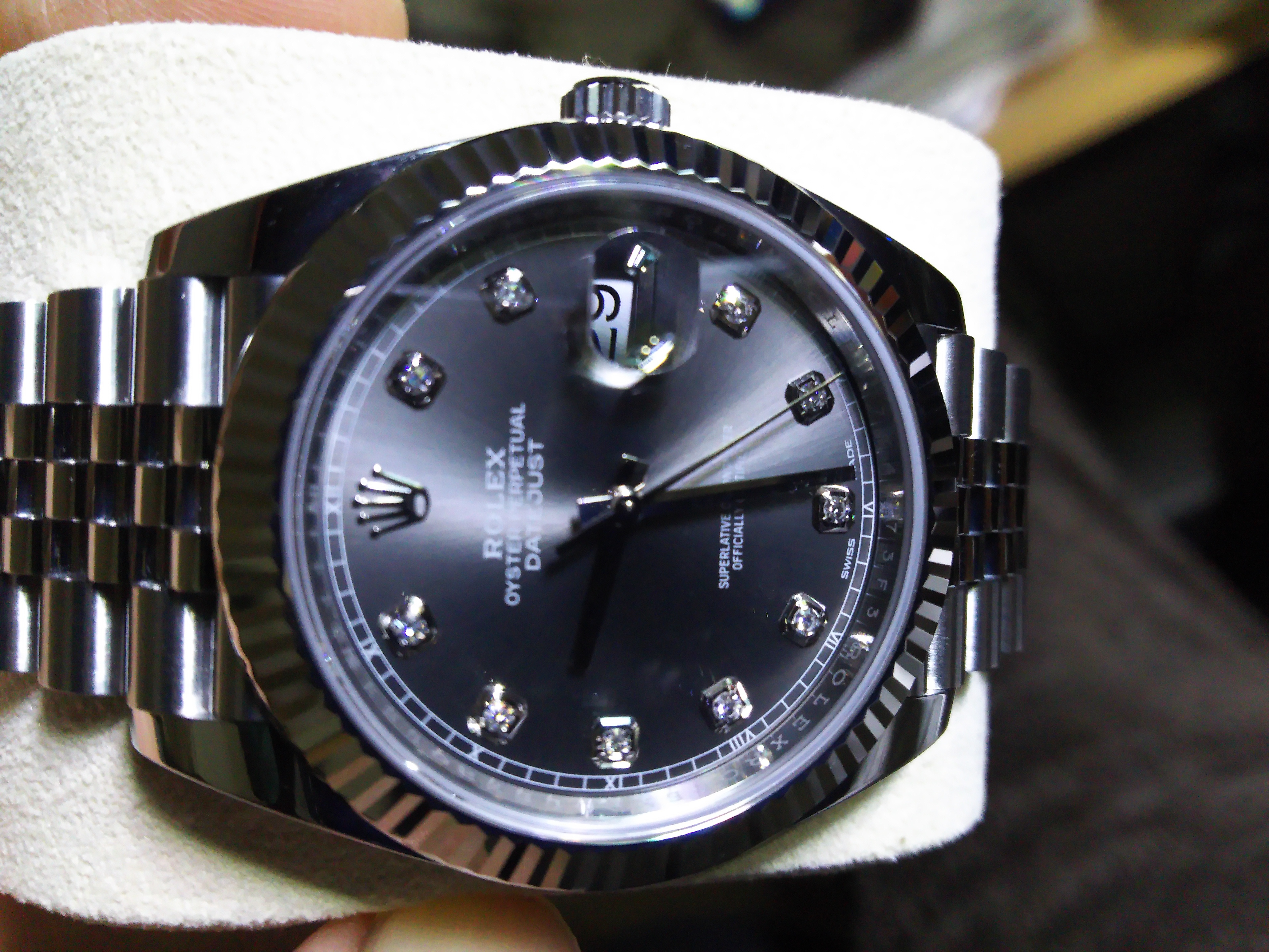 未使用)ROLEX ロレックス デイトジャスト 41 126334G ダーク
