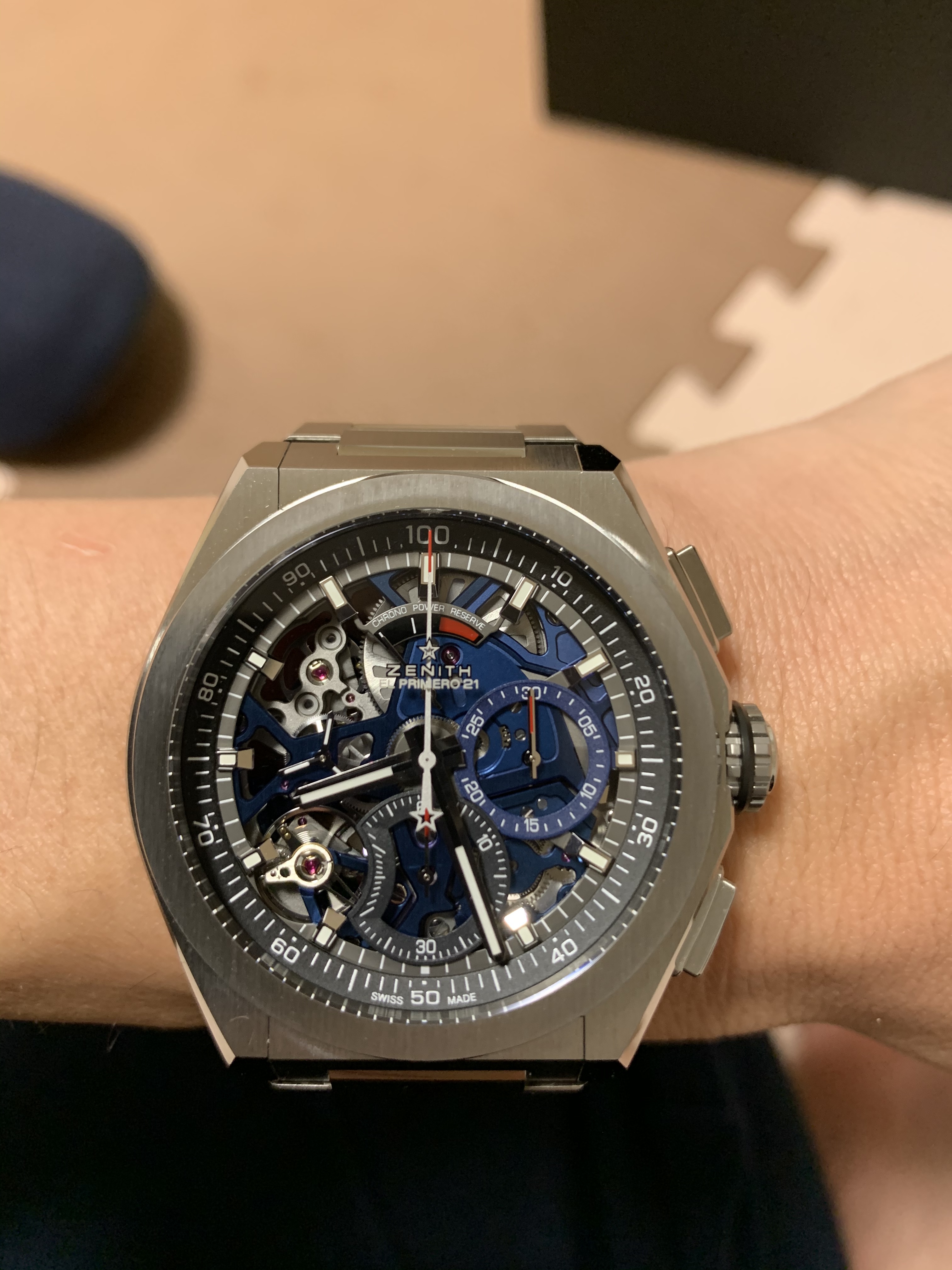 中古)ZENITH ゼニス デファイ エル・プリメロ 21 95.9002.9004