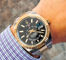 中古)ROLEX ロレックス スカイドゥエラー 326933 ブラック（商品ID