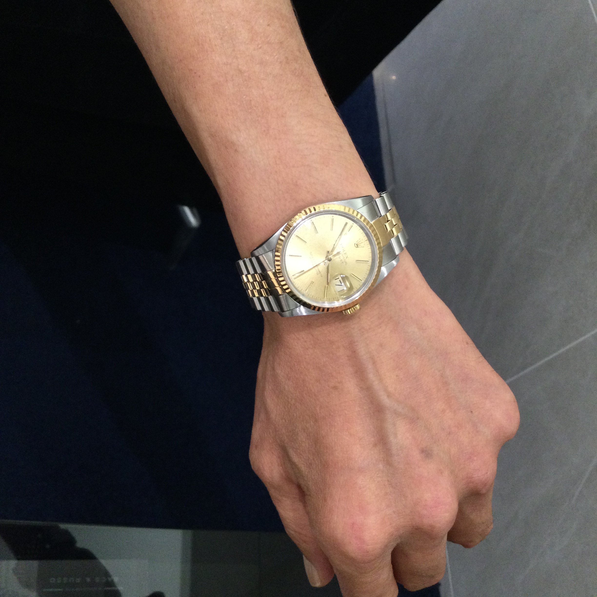 中古)ROLEX ロレックス デイトジャスト 16233 シャンパン（商品