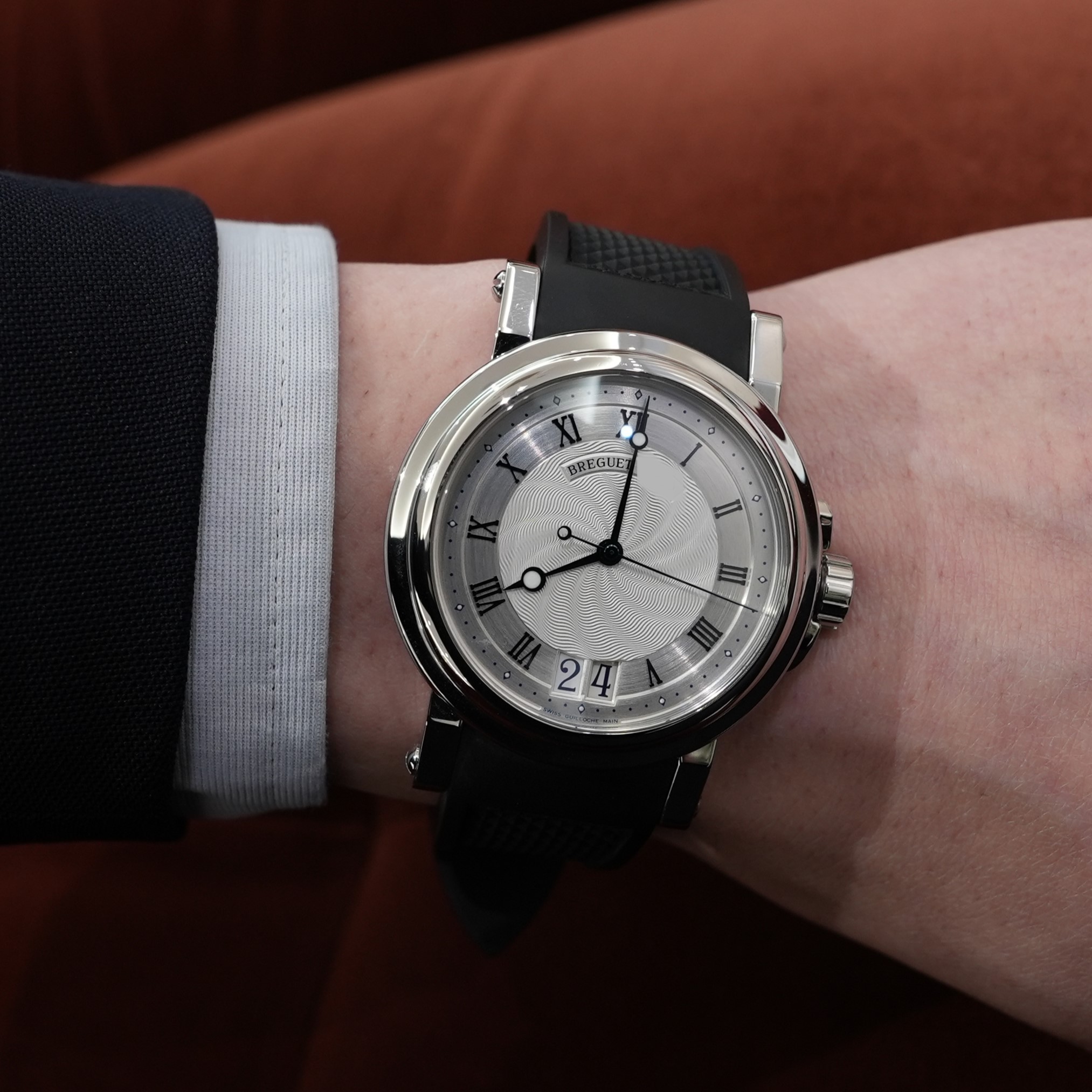 中古)BREGUET ブレゲ マリーン II ラージデイト 5817ST/12/5V8（商品ID